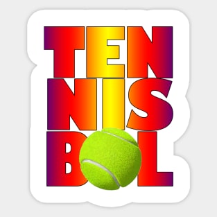 TENNIS BOL Sticker